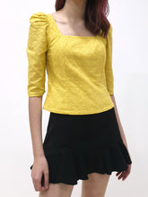 Eyelet Princess Sleeved Top (Non-returnable) - Ferlicious